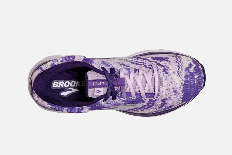 Brooks Ghost 13 Road Running Shoes Womens - Purple/Silver/Black - QZAOX-4017